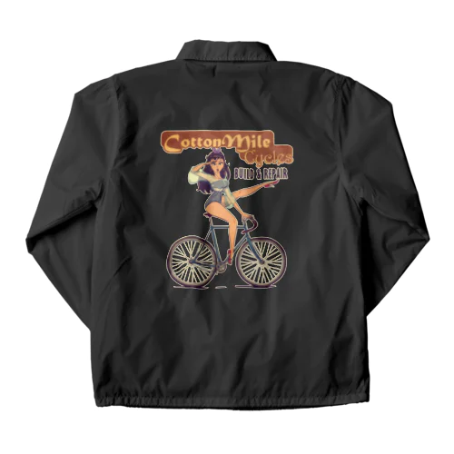 "Cotton Mile Cycles" コーチジャケット