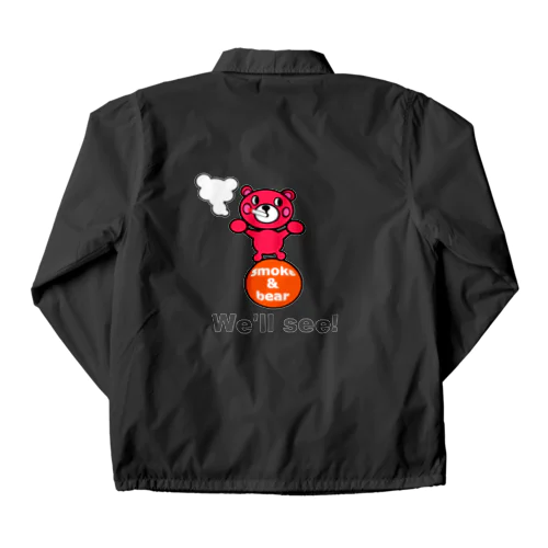 玉のりモクモックマ ピンク Coach Jacket