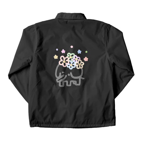 お花とぞうさん2 Coach Jacket