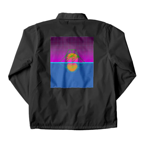 Team DERP Logo Mt. NEONBG Coach Jacket