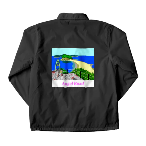 “恋人の聖地” エンジェルロード ドット絵 Coach Jacket