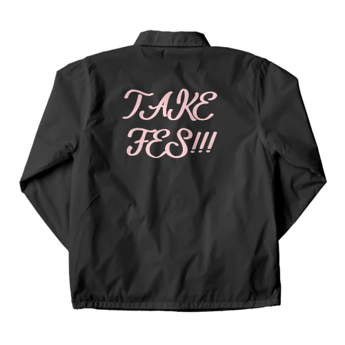 TAKEFES!!!　ピンク Coach Jacket