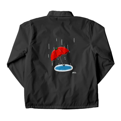 Tomato Umbrella(背景なし) コーチジャケット