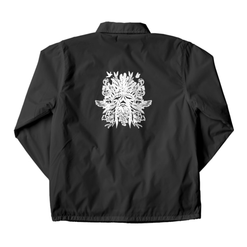 Green Man　コーチジャケット 背面 Coach Jacket
