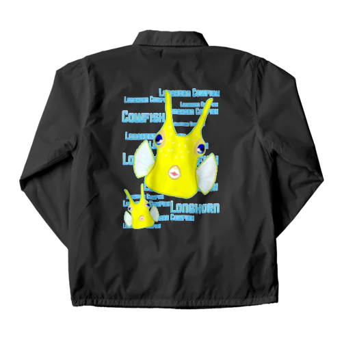 Longhorn Cowfish(コンゴウフグ)　バックプリント Coach Jacket