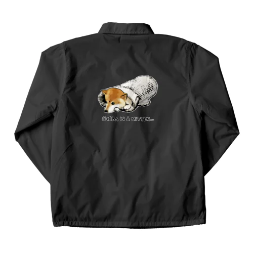 ミトンに入った柴犬 Coach Jacket