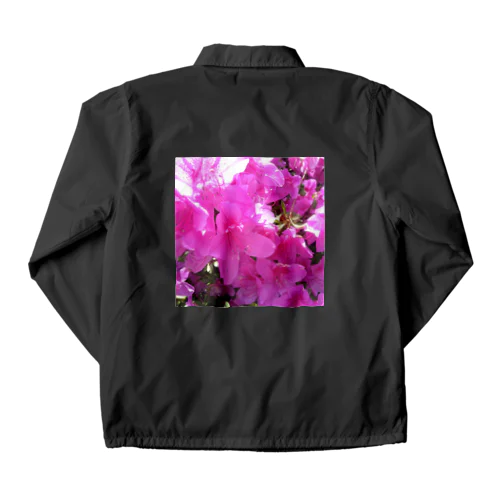 ピンクなお花 Coach Jacket