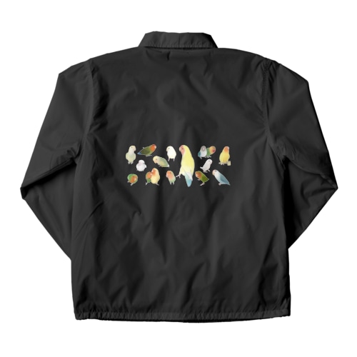 あつまれラブバード（コザクラインコ・ボタンインコ）ちゃん【まめるりはことり】 Coach Jacket