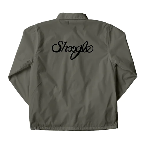 シューグル(Shoogle)ロゴ 黒字 コーチジャケット
