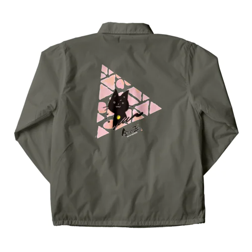 ニャンの盃　ピンク Coach Jacket