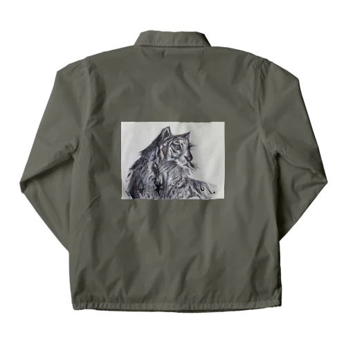 時に遇えば鼠も黒虎となる Coach Jacket