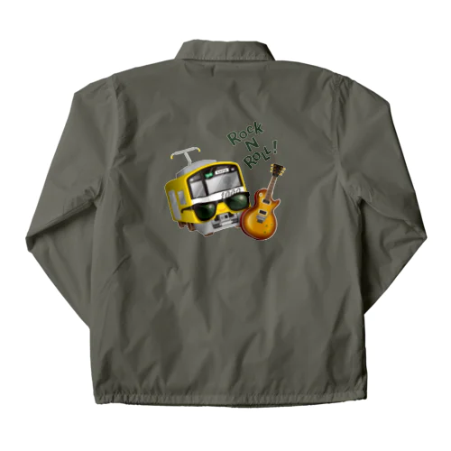 黄色い電車 「 音楽大好き ! 」 Coach Jacket