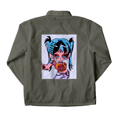 亜麻色あうとさいだあ Coach Jacket