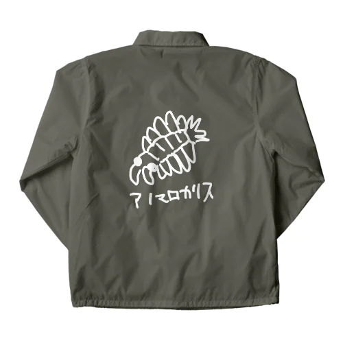 白いアノマロカリス Coach Jacket