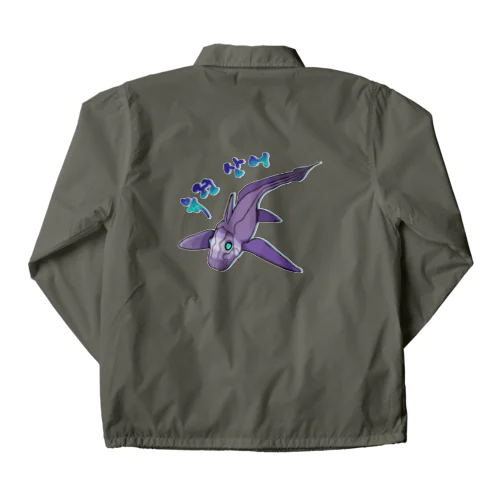 Ghost Shark　ハングル版　バックプリント Coach Jacket