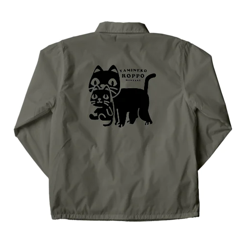 やみねこ、ろっぽ Coach Jacket