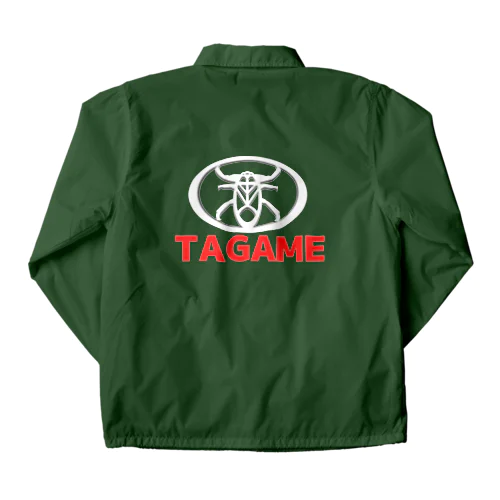 TAGAME (white) コーチジャケット