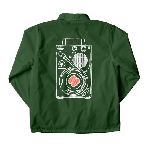 レコードプレーヤーで廻る鮨 Coach Jacket