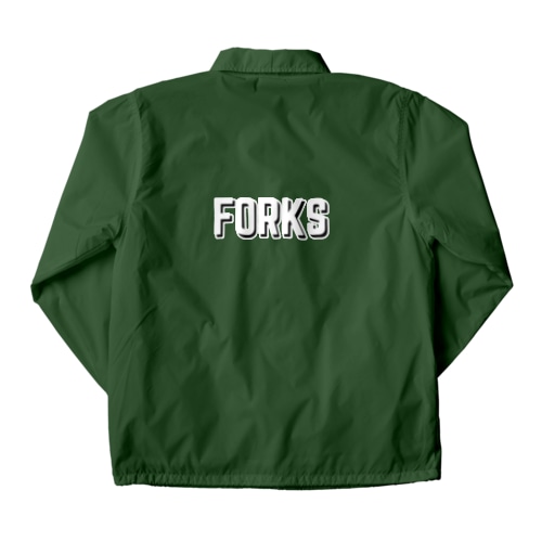 FORKS NORMAL LOGO SERIES vol.2  Coach Jacket