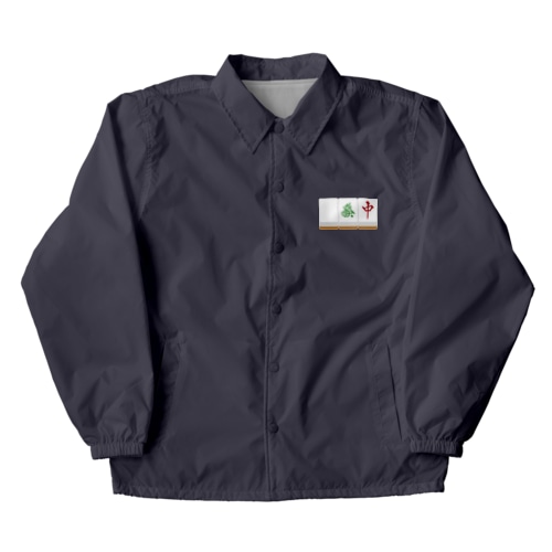 白發中 ( 麻雀グッズ ) Coach Jacket