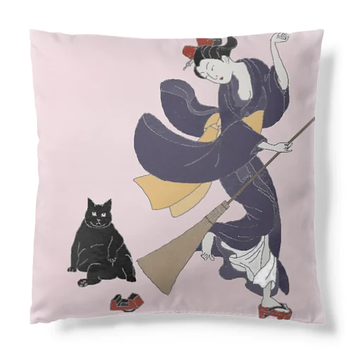 働く気のない猫ジジ　JiJi's  delivery service Cushion