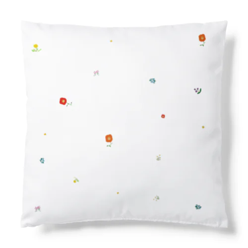 色々な種類の小花が散ったファブリック Cushion