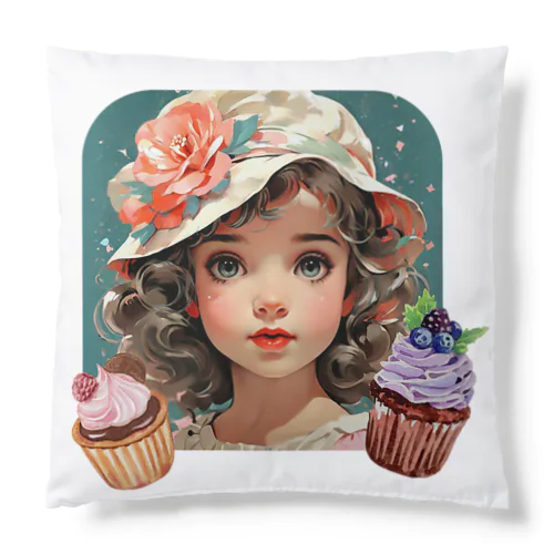 Sweets love girl〜ステッカーデザイン〜 Cushion