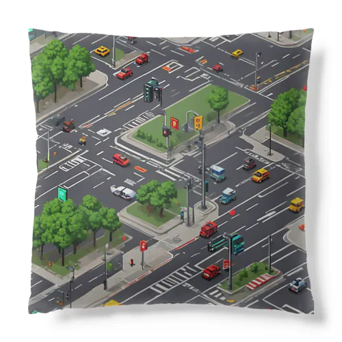 「都会の信号 道路マップ」 Cushion