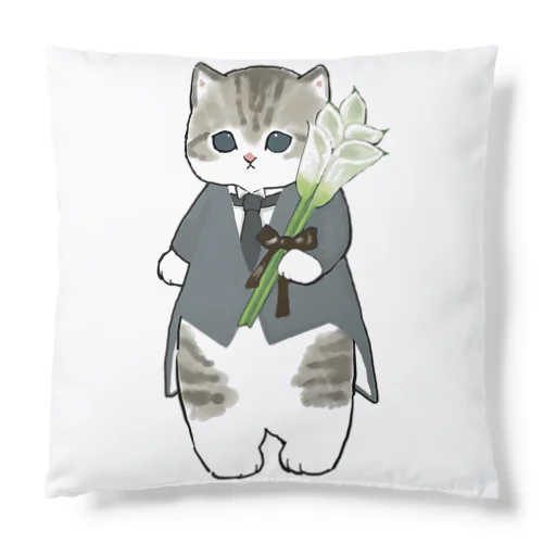 花嫁にゃん Cushion