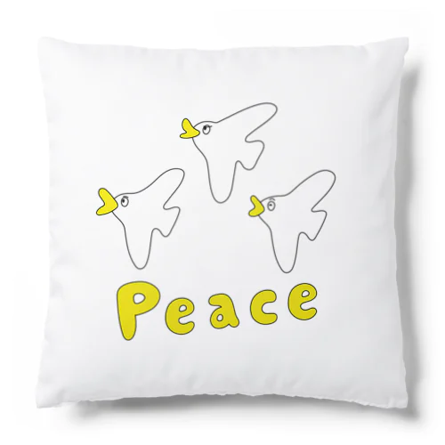 白バト３兄弟 Peace Cushion