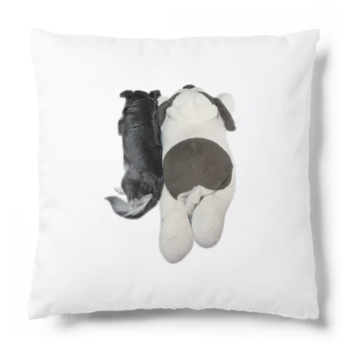 犬と犬＊背中＊可愛い双子＊仲良し Cushion