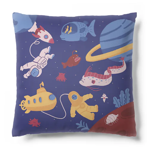 深海と宇宙 Cushion