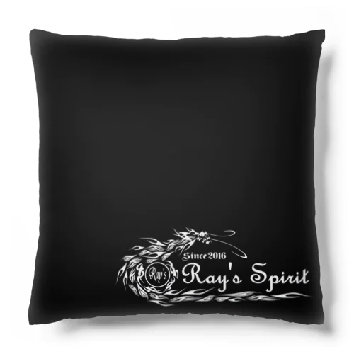 Ray's Spirit Logo ⑨（WHITE） Cushion