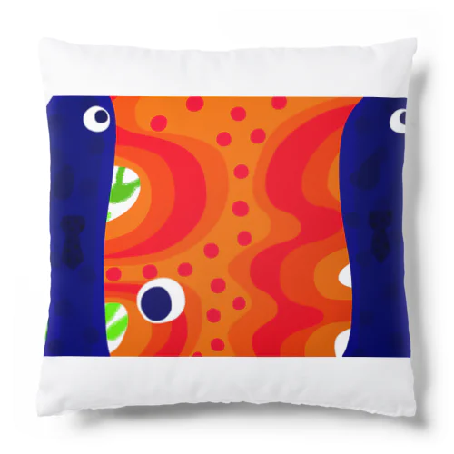 タコとボディガードの魚 Cushion