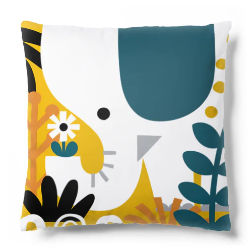 Plants and Elephant Cushion