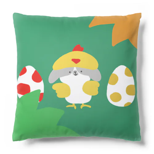 温めててくれてありがとうさぎ Cushion