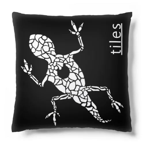 『tiles』 Lizards Cushion