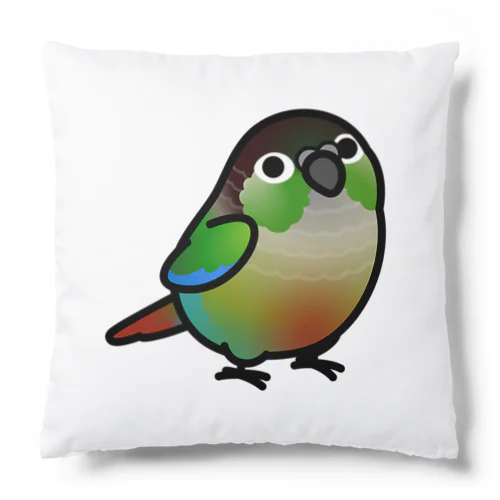 （両面）ウロコインコ　Chubby Bird Cushion