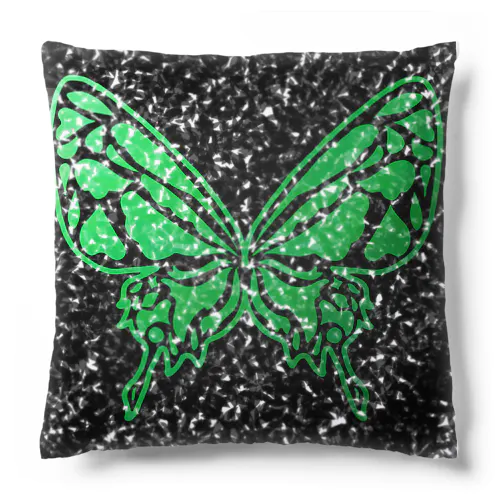 深緑の蝶 Cushion
