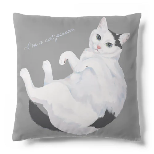 白黒ブチ猫 Cushion