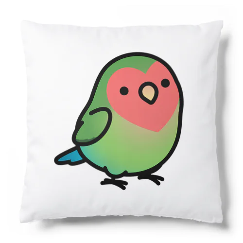 （両面）コザクラインコ　Chubby Bird Cushion