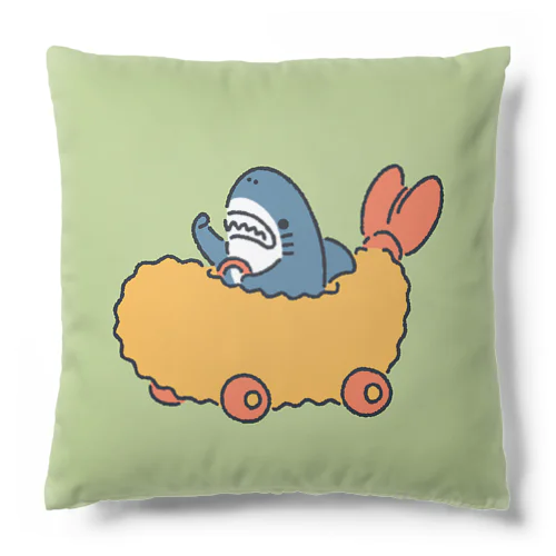 エビフライレーシングサメ Cushion