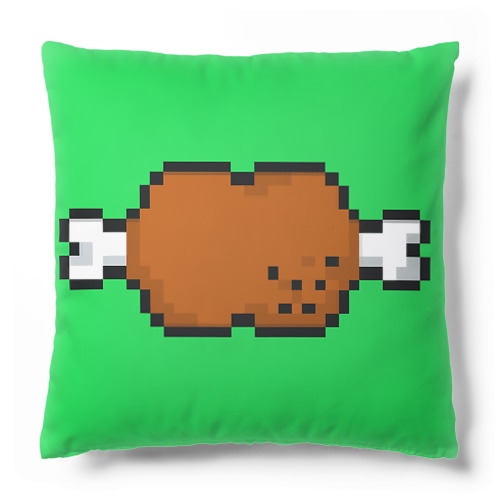 ドット絵　まんが肉 Cushion