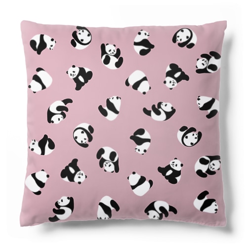 ころころパンダ（ピンク） Cushion
