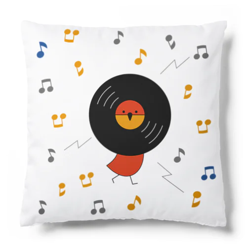 レコードリお日様　ハイテンション Cushion