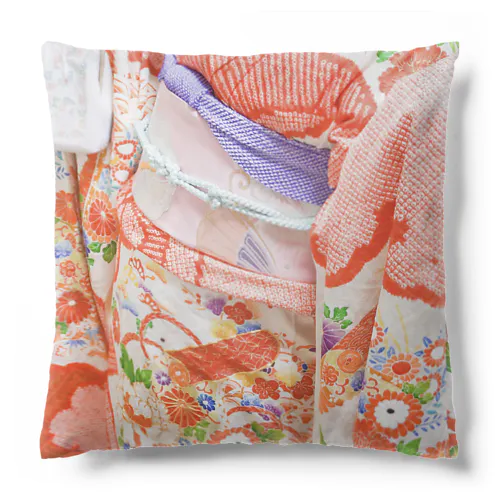 絞りの振袖 Cushion