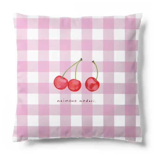 Cherry(ギンガムチェック) Cushion