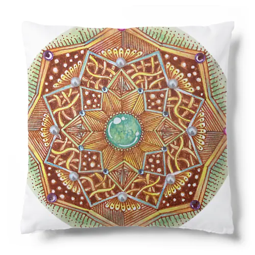 mandala-ゆめ Cushion