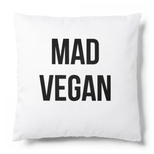 mad vegan（黒文字） クッション