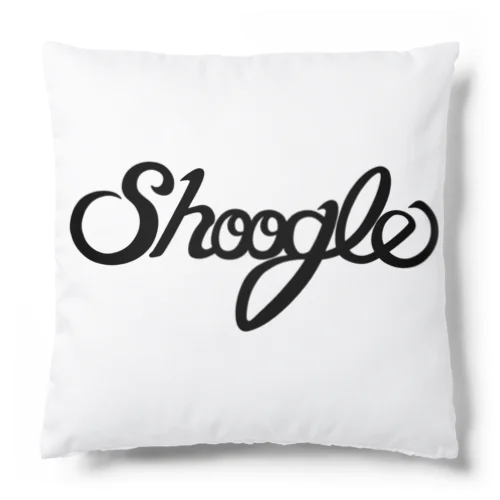 シューグル(Shoogle)ロゴ 黒字 クッション